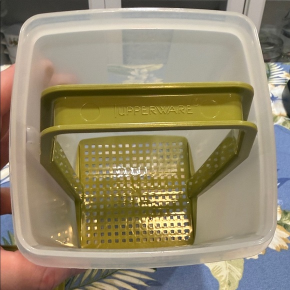 Tupperware Green Pickle Container - Picture 2 of 13
